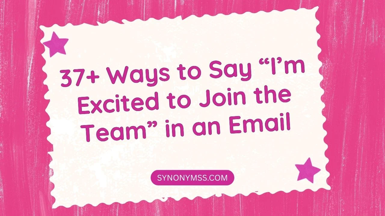 “I’m Excited to Join the Team”