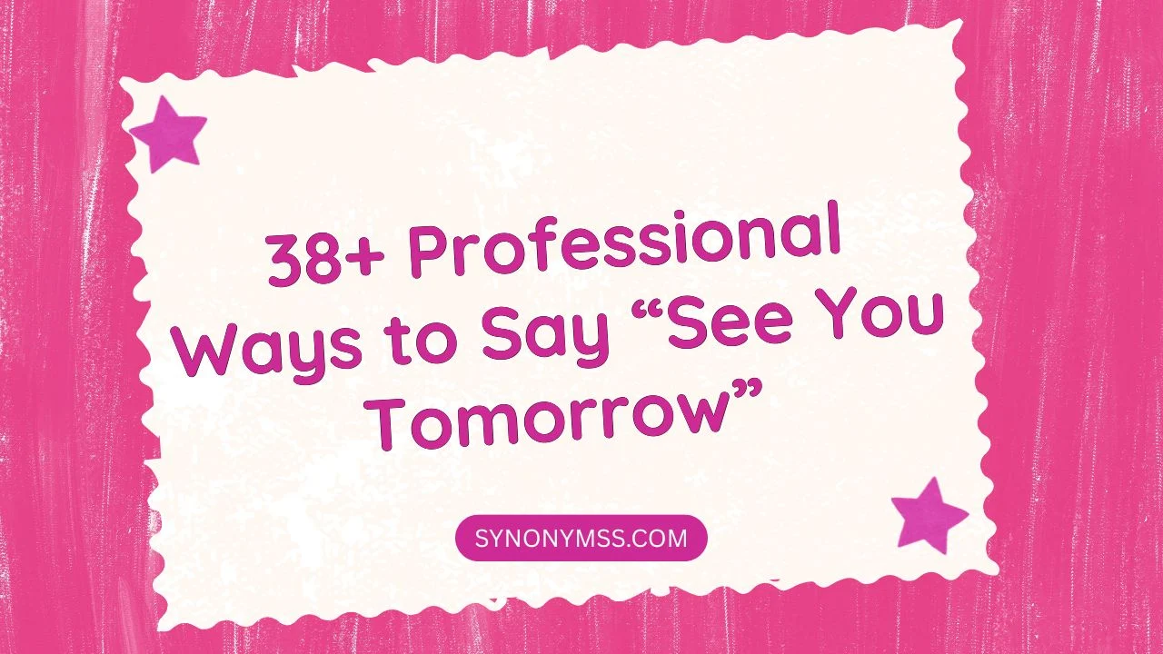 See You Tomorrow