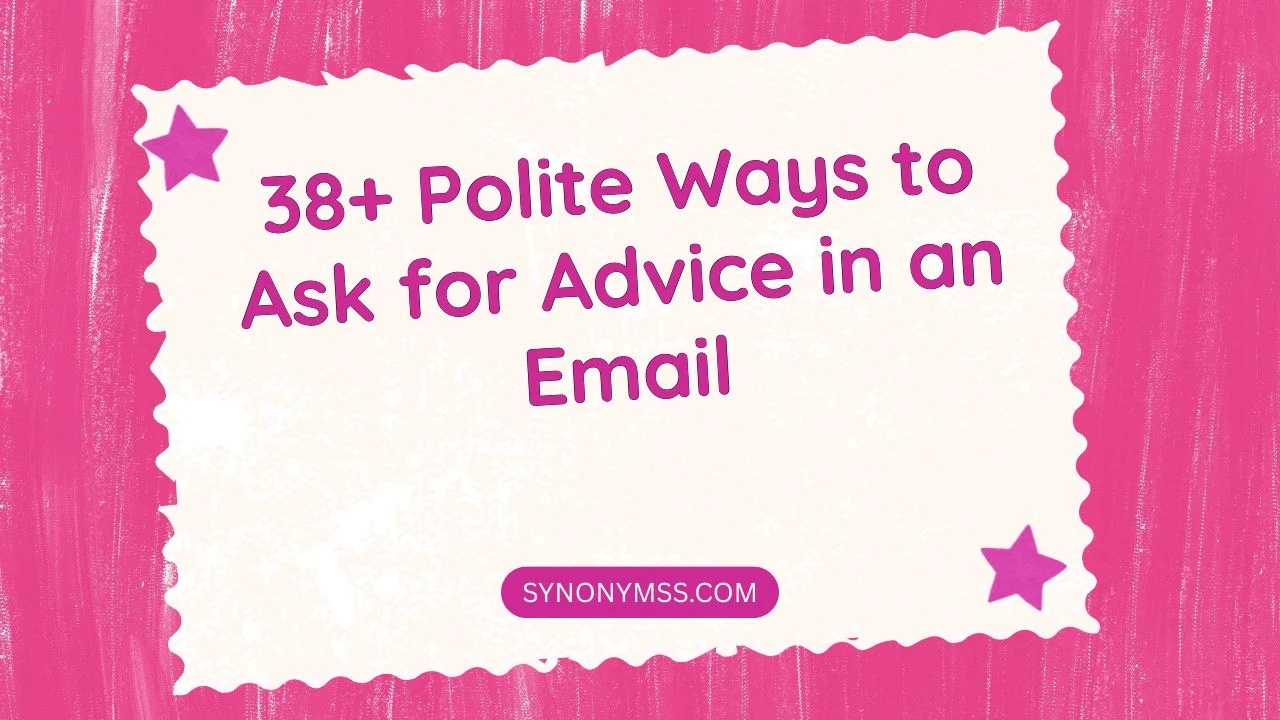 Advice in an Email